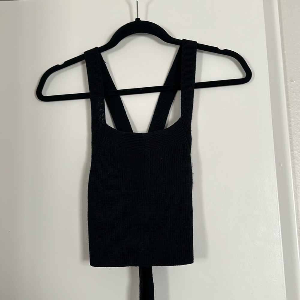 Aritzia Wilfred tie black tank size small